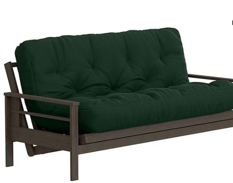 The Futon Factory 8 inch Foam Futon Mattress Green Twin Size