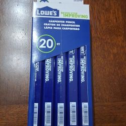Lowes Carpenter Pencils  20 Ct  Medium Lead