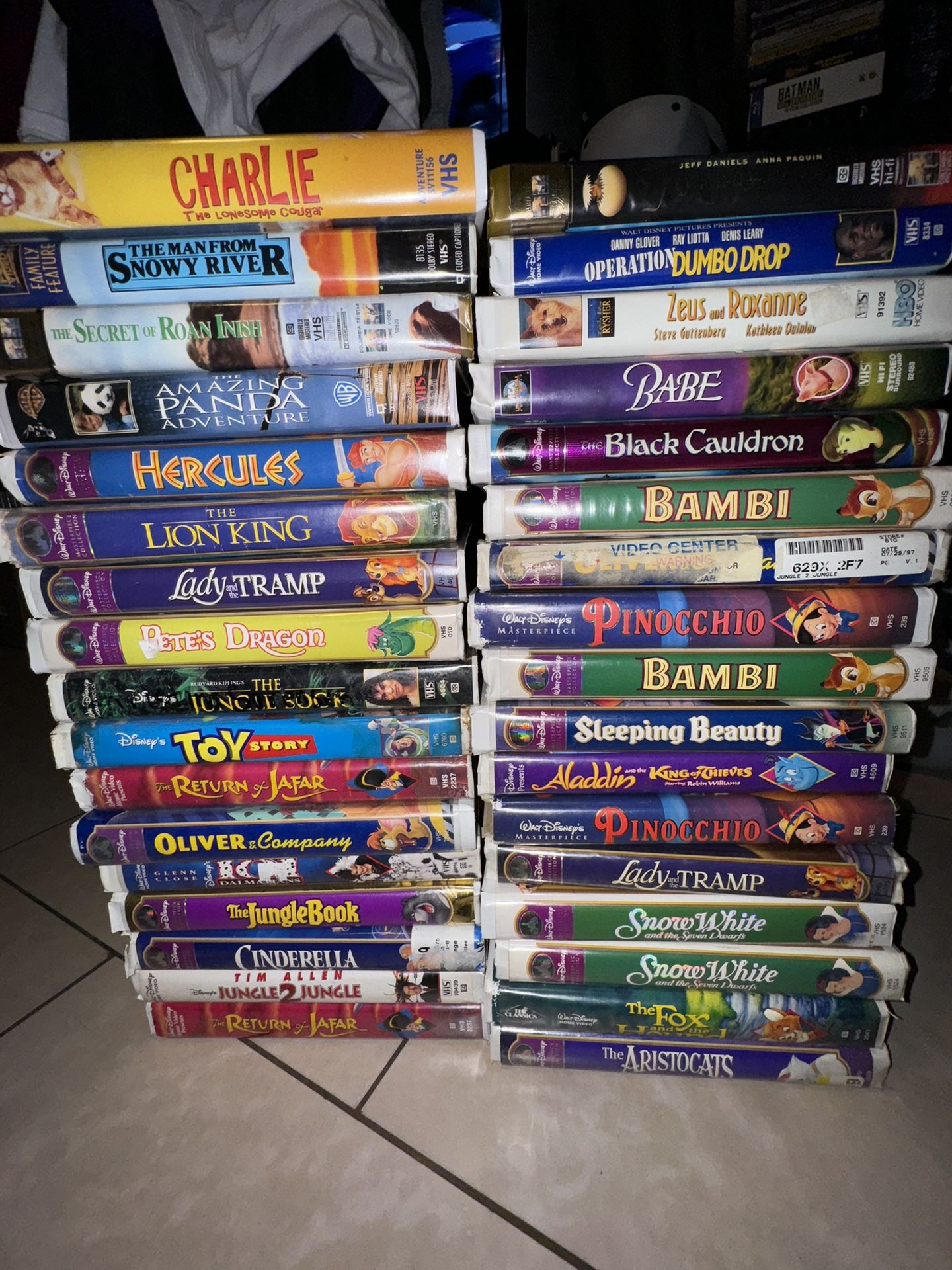 VHS Disney / Kids LOT.