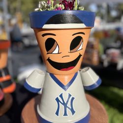 Yankees Garden Flower Pot
