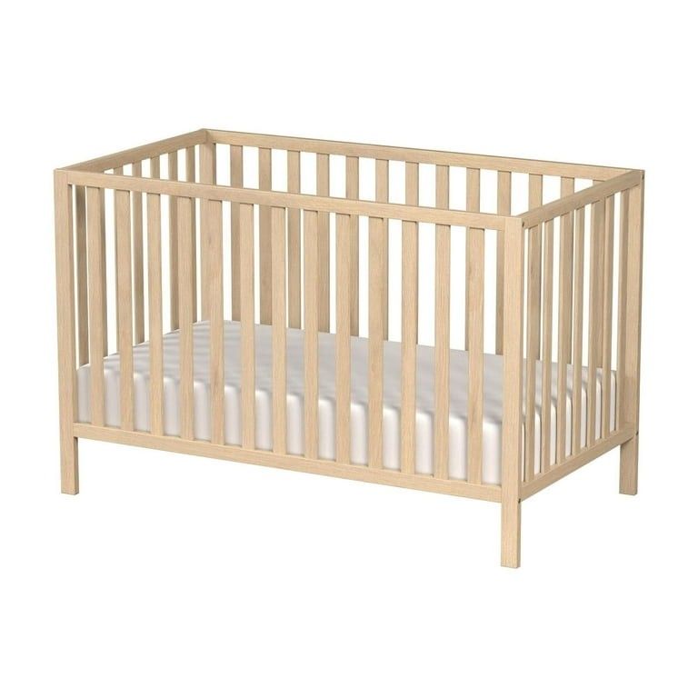 Baby Relax Ivey 3-in-1 Convertible Crib, Nursery Furniture, Natural