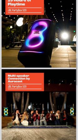 JBL Partybox 520 Bluetooth Speaker NEW