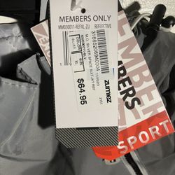 Zumiez Members Only Silver Space Suit Reflector Jacket Size XL (BRAND NEW)