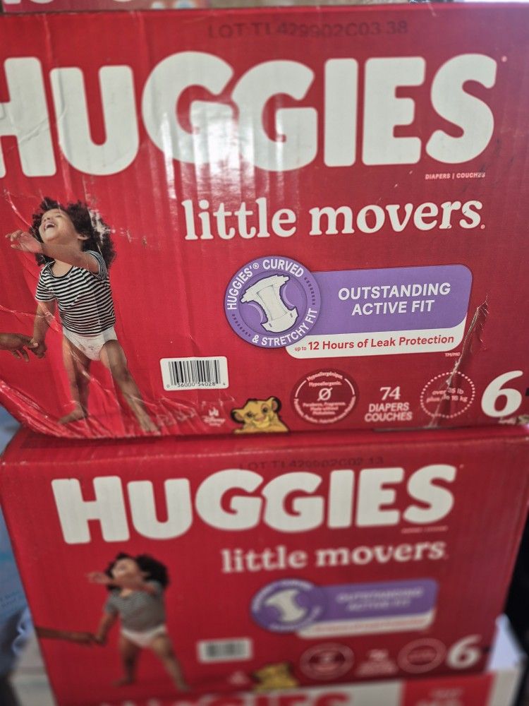 Huggies Size 6 $30 Cada 1 Caja Precio  Firme 