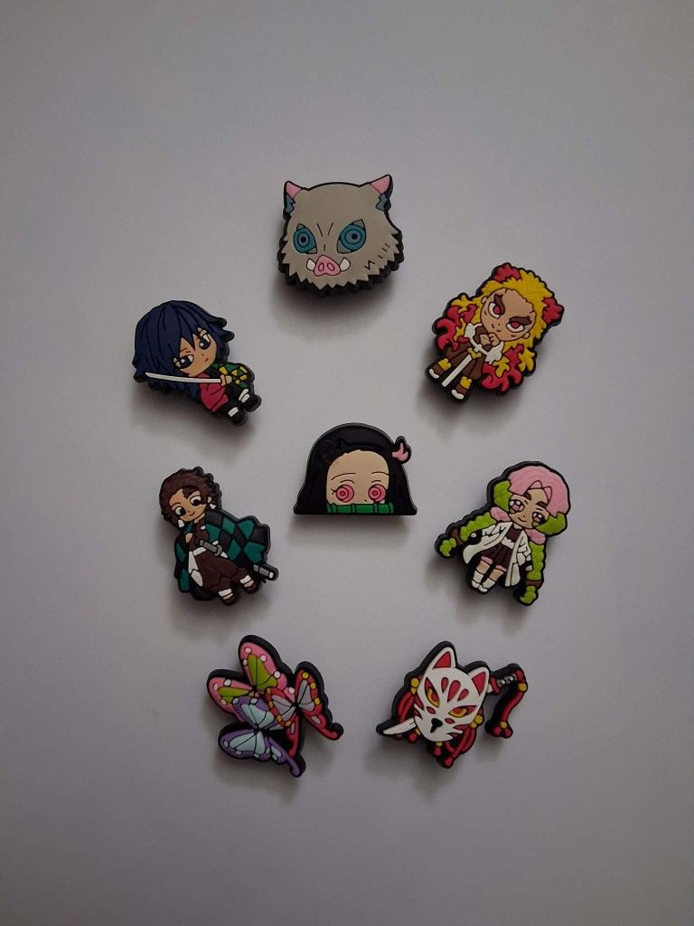 Demon Slayer Croc Charms