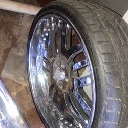 22 Inch Offset Asanti Rims N Tires 