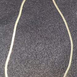 Gold Vintage Rhinestone Chain Necklace 