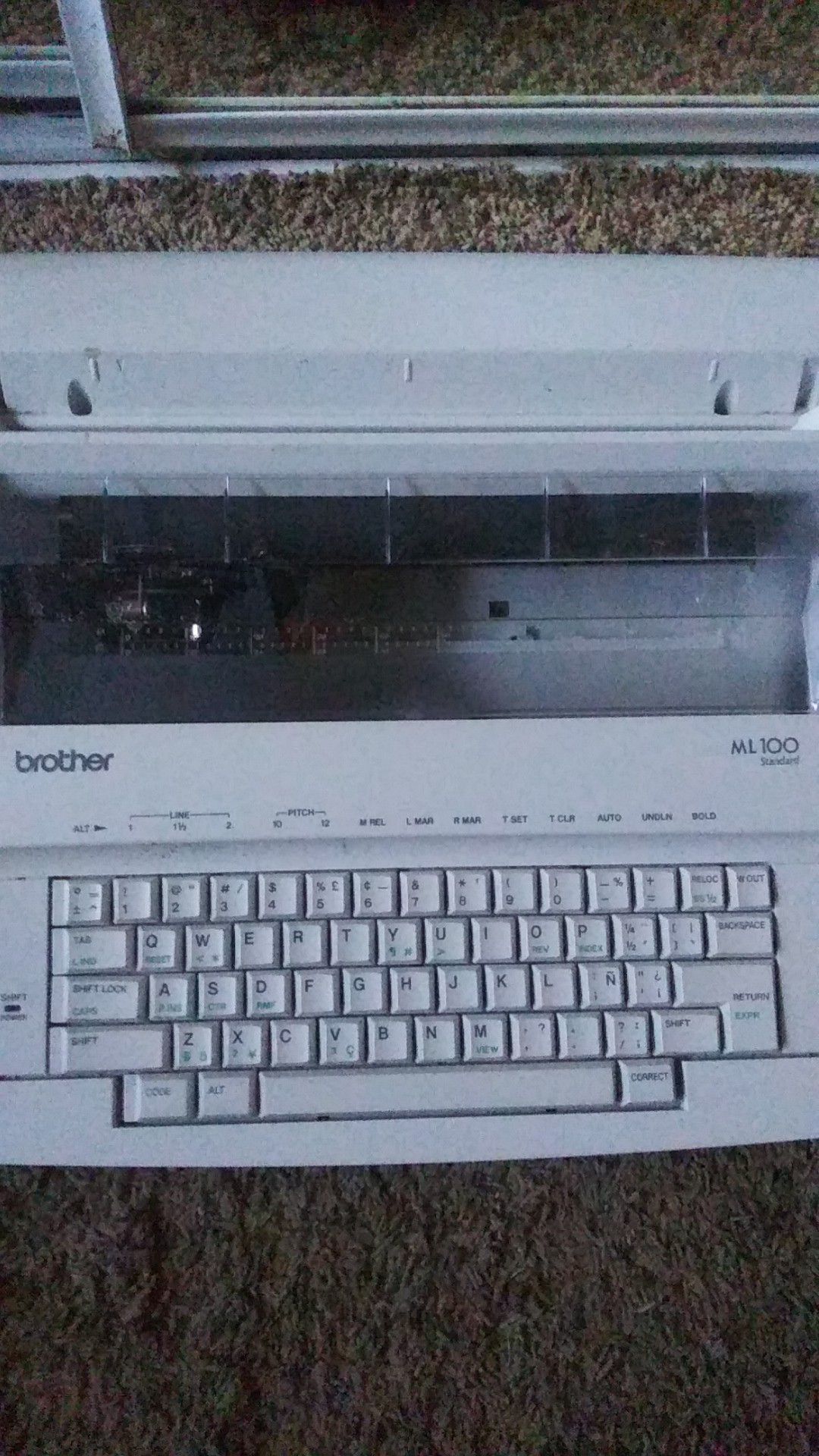 Brother electric typewriter