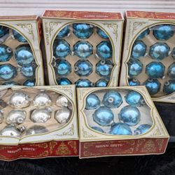 Vintage Christmas Tree Glass Bulbs, Approx 56  Near Sylvania / Upton Or Eastside