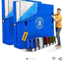 Mattress Bags, 2 King Bags and 2 Queen Bags For Moving or Storage 