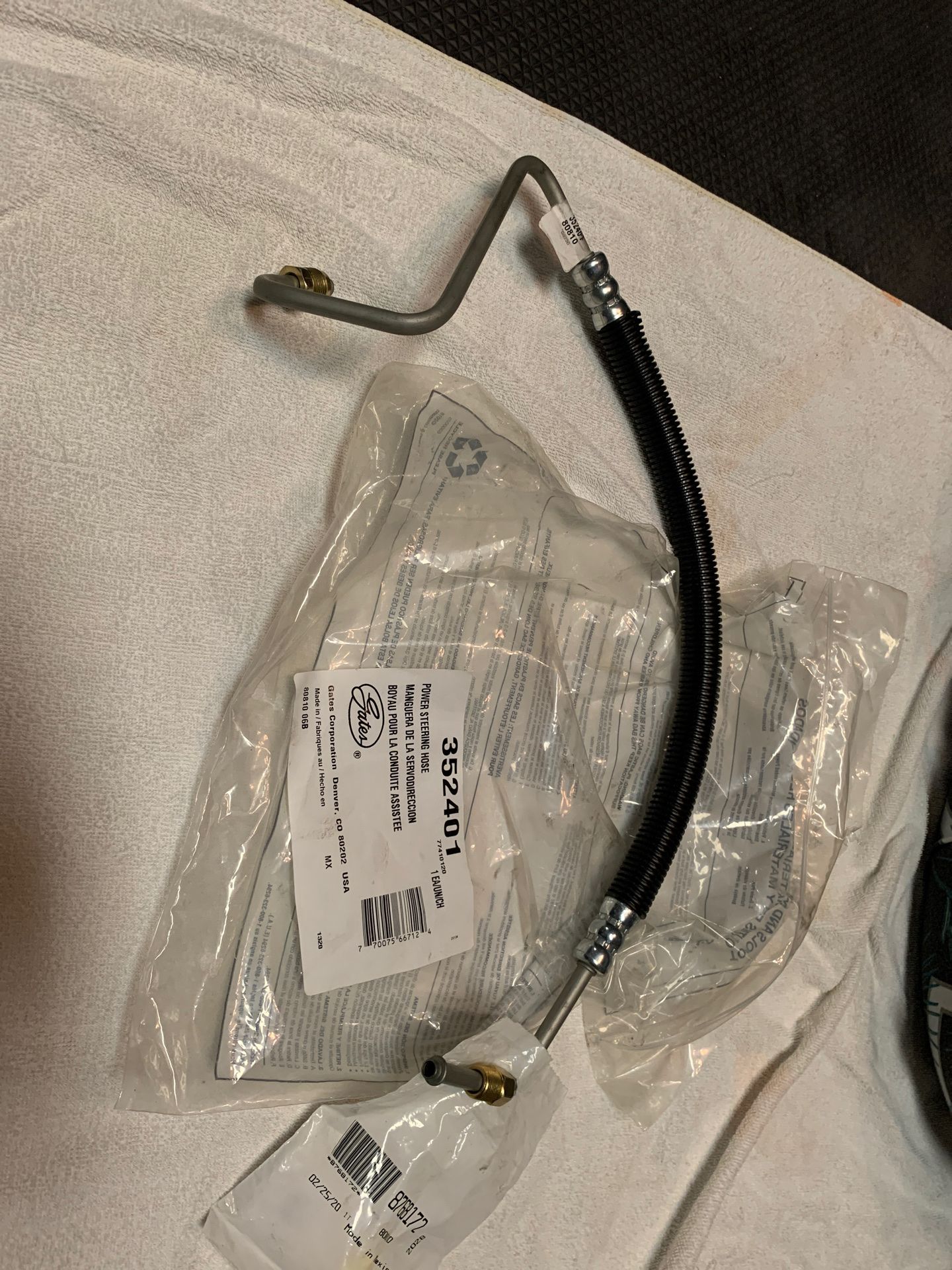 Power steering pressure line hose assembly for a 2011 Chevy 2500 HD