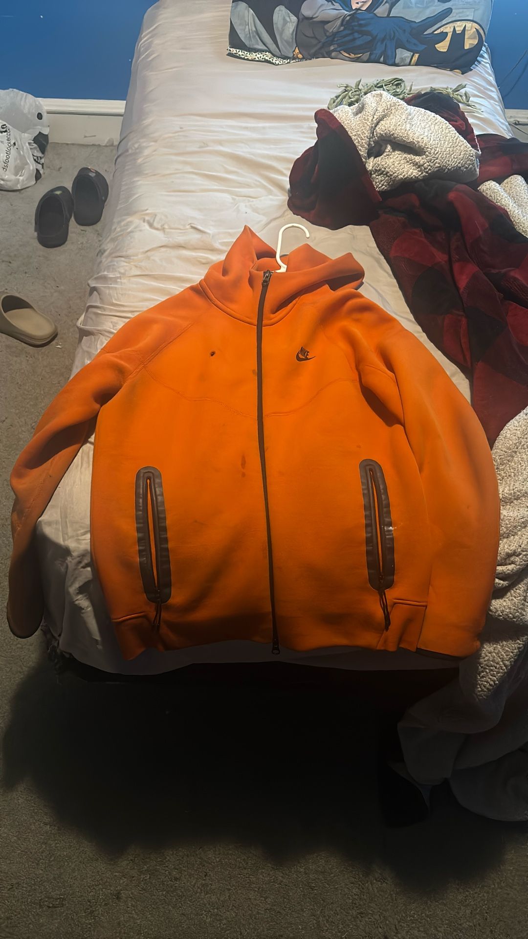 Orange Nike tech (worn 3 times)