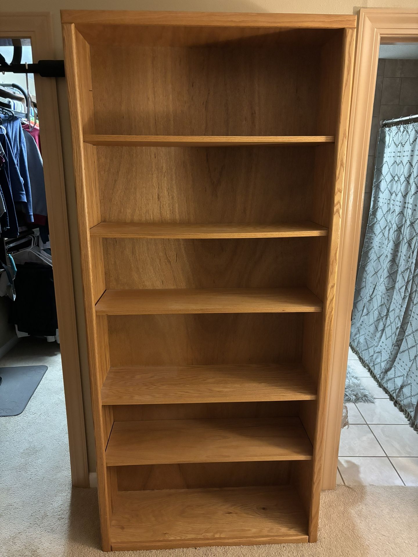 Oak Bookcase Bookshelf 