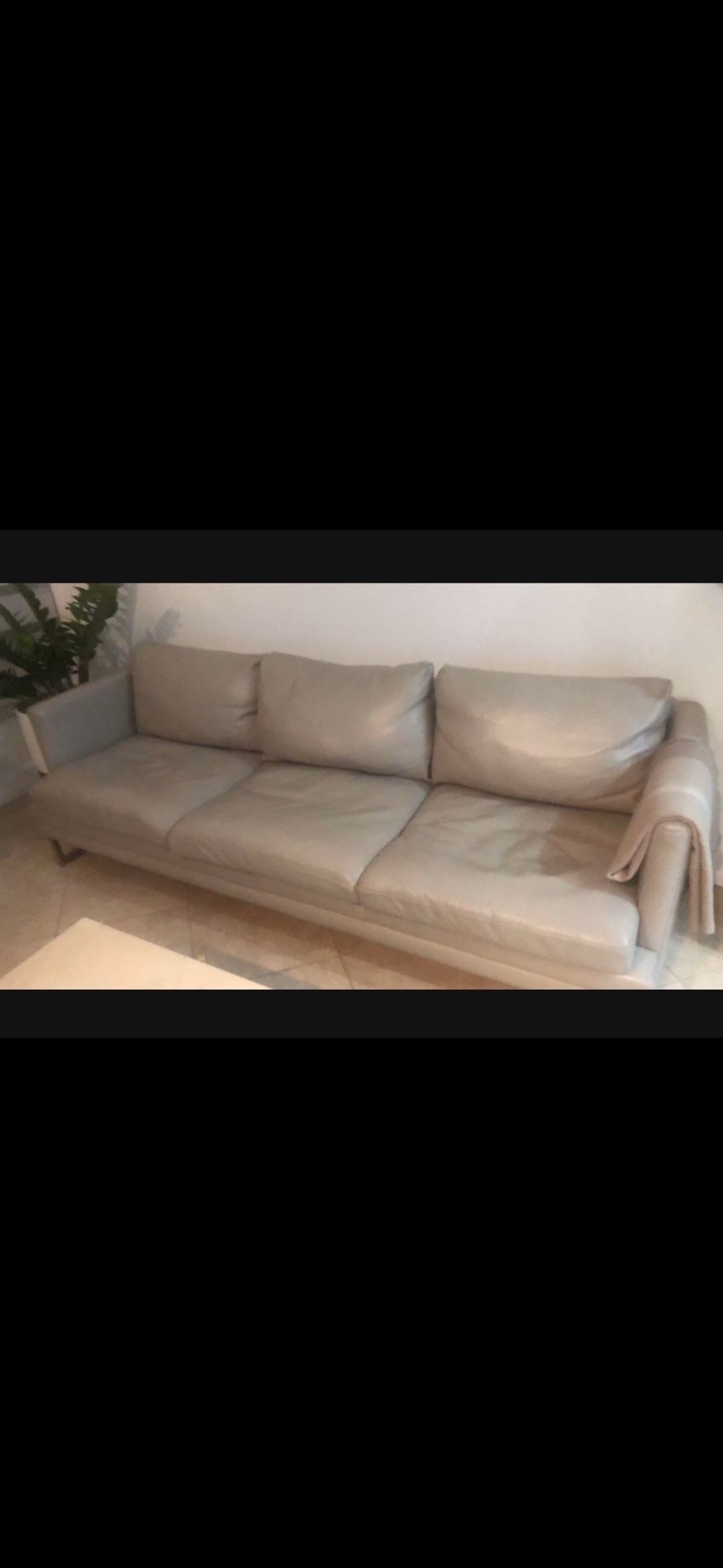 Leather sofa For sale