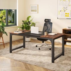 Simple Conference Table, Rectangular Meeting Table Computer Desk