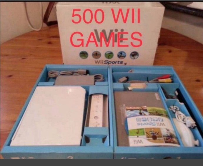Nintendo WII and 600 WII and GAMECUBE GAMES