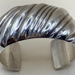 Sterling Silver Cuff Bangle Marked Tiffany & Co