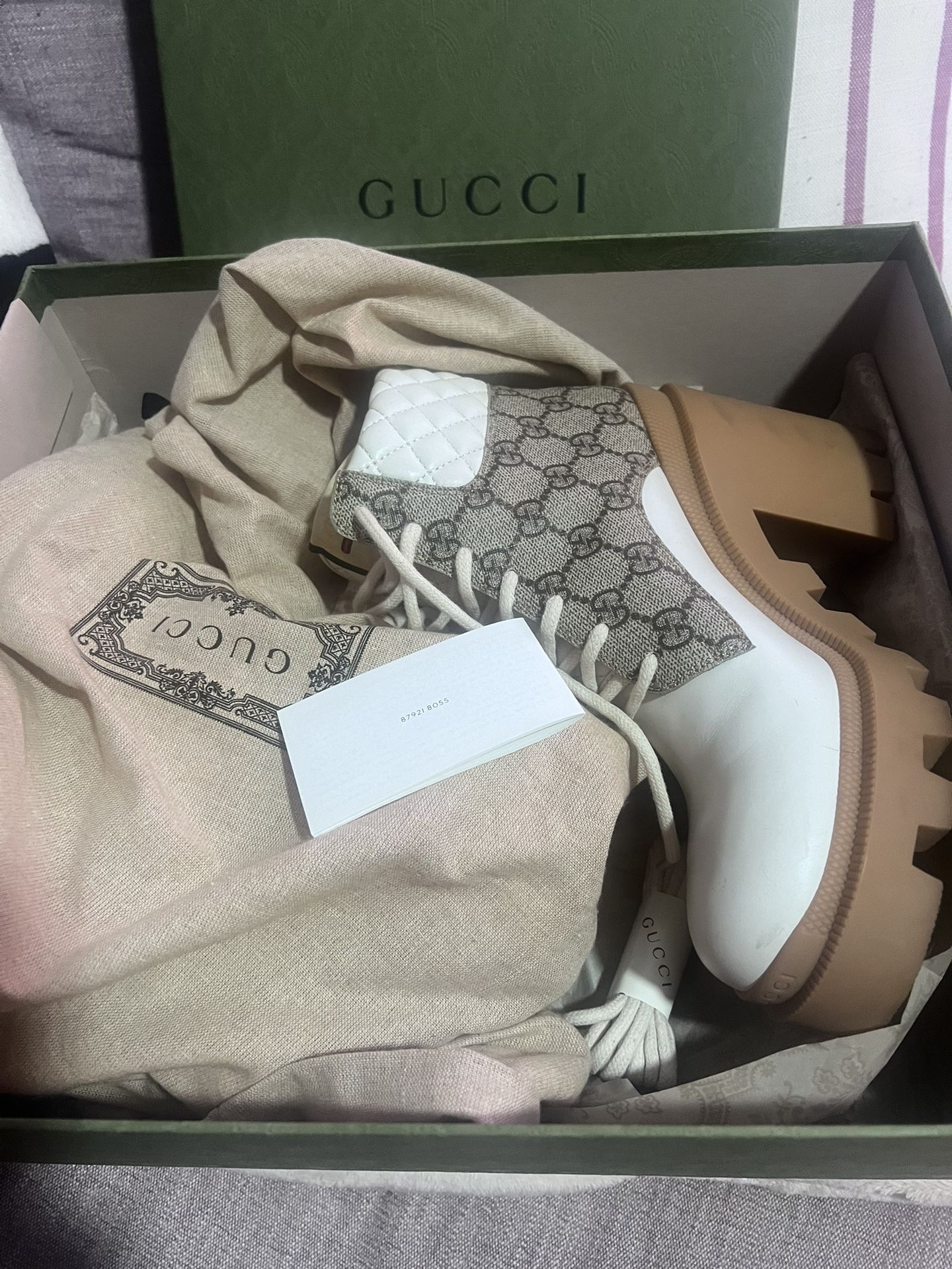 Gucci GG Supreme Boots