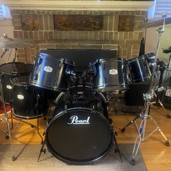 Pearl EX Export 7pc Drum set w/ Pearl hardware ( Mostly)