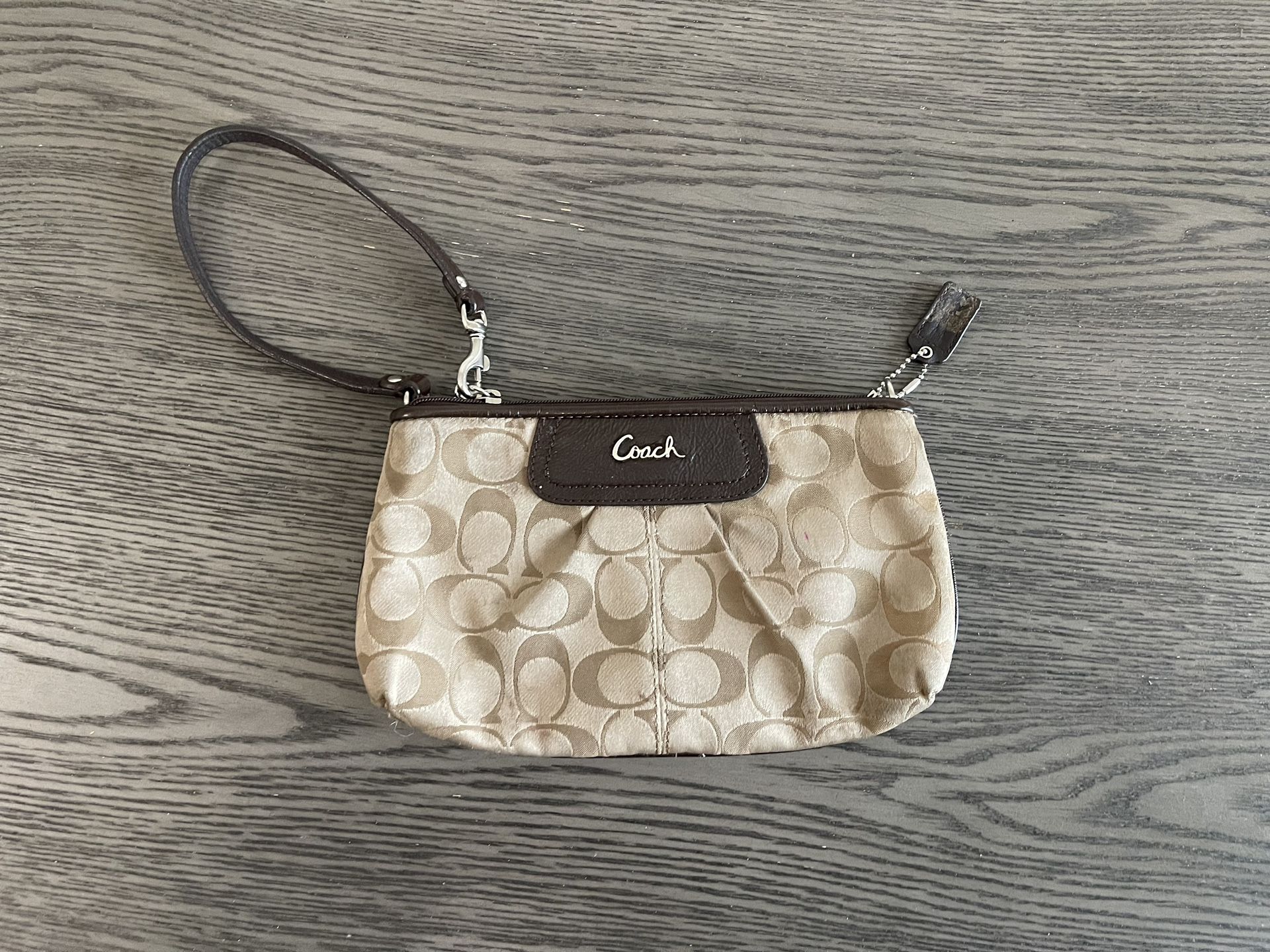 Coach Zip Wristlet