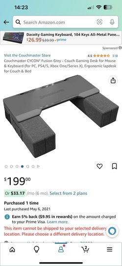 Couch Keyboard Gaming Desk