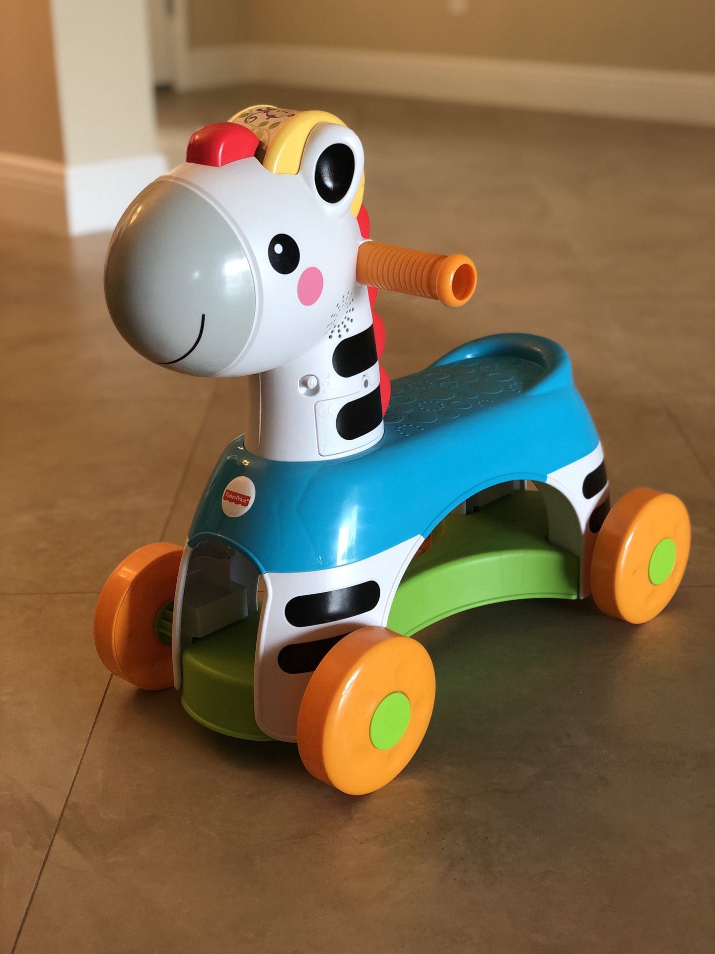 Fisher Price Zebra Ride On- Kids Toy (Excellent Condition)