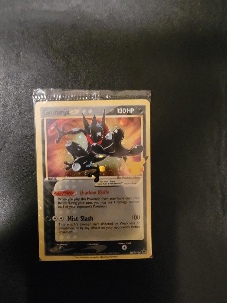 Greninja Pokemon Anniversary Card