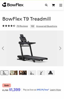 BowFlex T9 Treadmill Like New