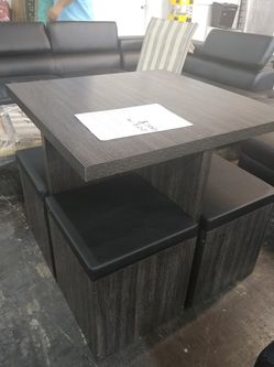 Brand new compact table and chairs