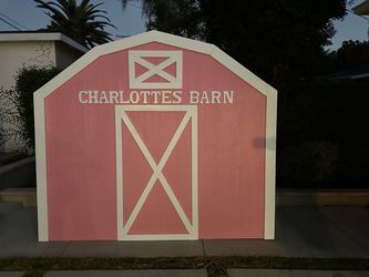 Barn decor used once for birthday