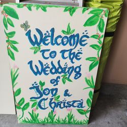 Wedding Welcome Sign