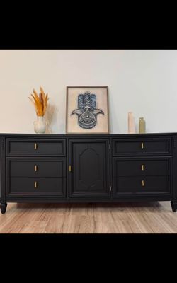 Professional Restored Credenza / Dresser
 71”L x 19”W x 32”H