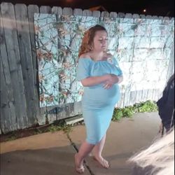 Maternity Dress Baby Blue