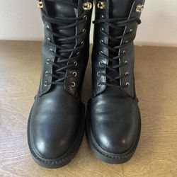 Coach Leather Boots, Size 8