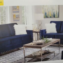 2pc Sofa And Loveseat Set 
