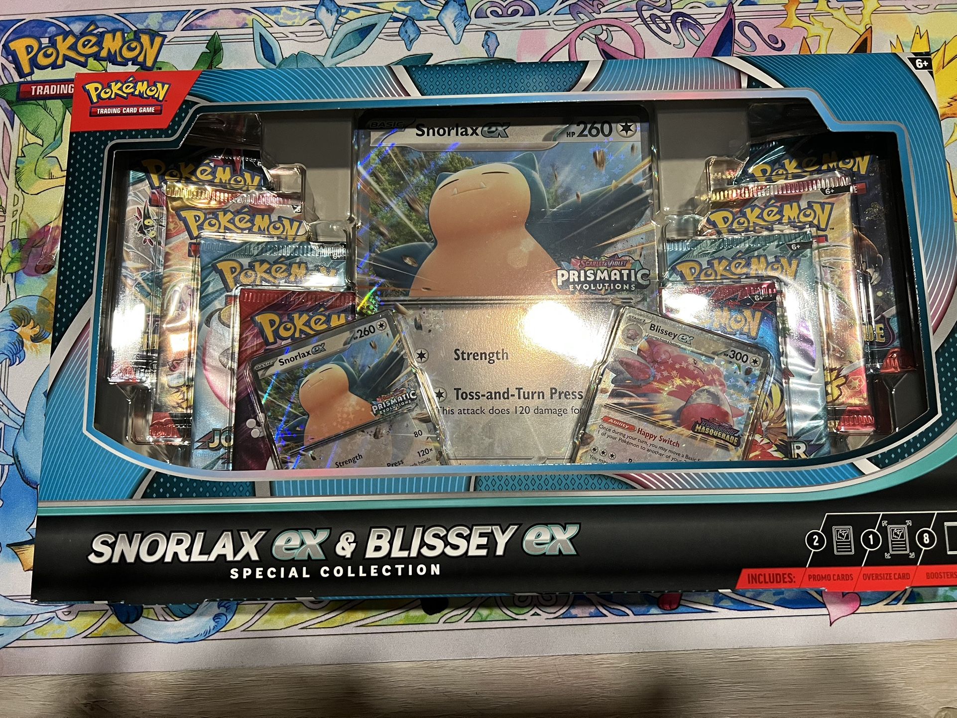 Pokemon Snorlax EX &Blissey EX