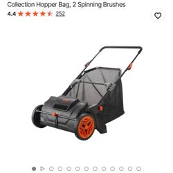 VEVOR Push Lawn Sweeper, 21inch