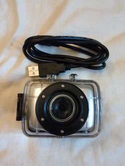 SPORTS CAMERA VIDEO PICS WITH CASE WATERPROOF