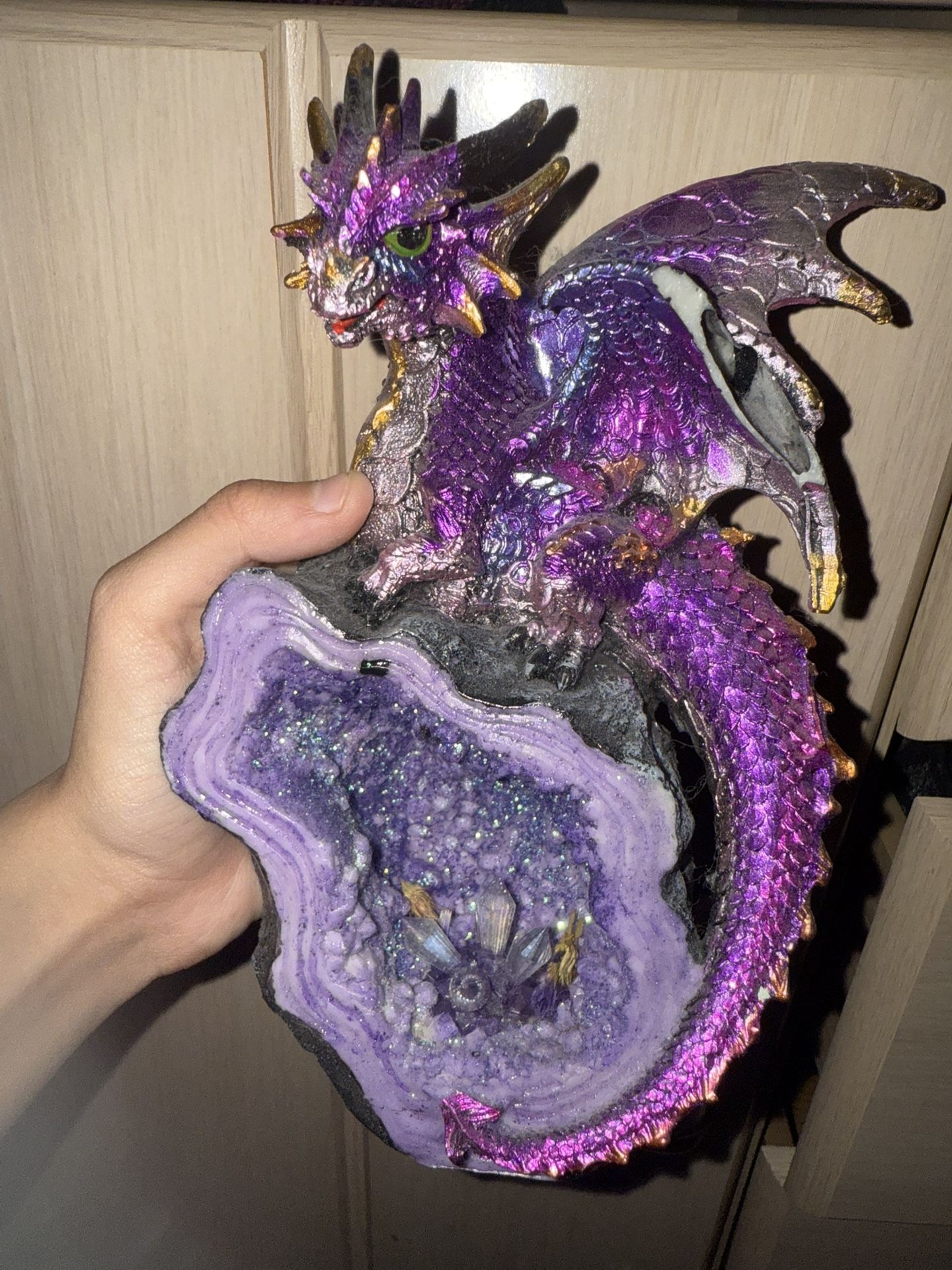 crystal dragon/ toad money tree
