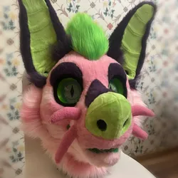 Custom Dragon Fursuit Head