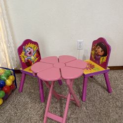 Table and 2 Chairs