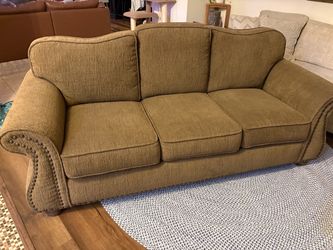 3-Seat Sofa with Nailhead Trim