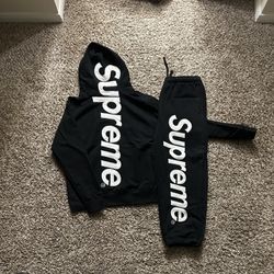 Black Supreme Tracksuit 