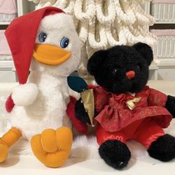 Stuffy Plush Toys-Duck & Teddy