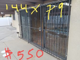 Security metal gates