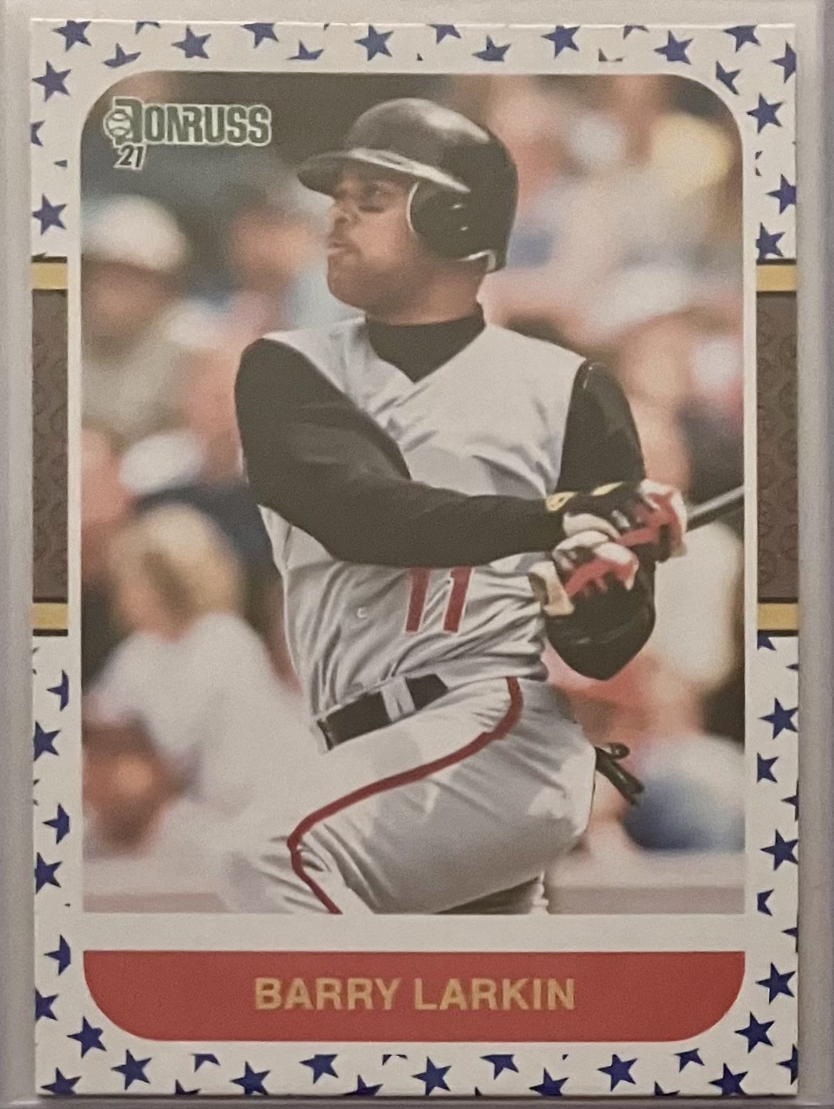 2021 Donruss BARRY LARKIN Retro Stars Parallel #215 Cincinnati Reds HOF