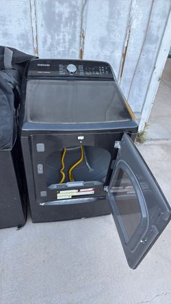 Samsung Electric Dryer Black Stainless