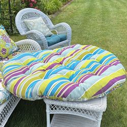 Reversible Papasan Chair Cushion