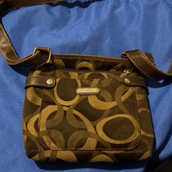 Brown Rosetti Purse
