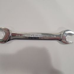 Road Pro 5/8 x 3/4 Open End Ignition Wrench ~ Chrome Vanadium